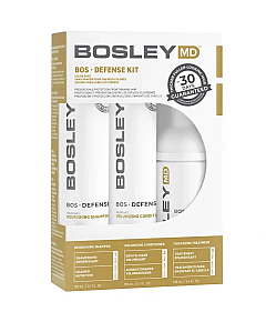 Bosley MD BosDefense Color Safe Starter Pack - Система для предотвращения истончения и выпадения волос 2*150 + 100 мл